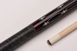 CUEL BE0-041 Billard-Queue FĂĽr Poolbillard, 2-teilig, Mit Klebeleder, Vollholz-Oberteil, Leinen-Griffband, 5/16-18-Gewinde