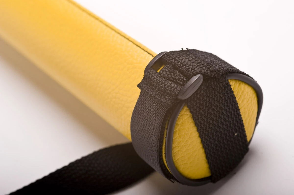 CUEL Billard-Köcher Arsenal 1/1 für Pool-Billard-Queues, aus Kunstleder, mit Schultergurt und Seitentasche für Billardzubehör