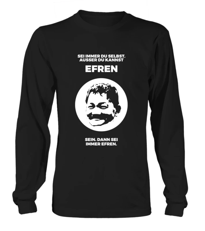 Longsleeve Unisex: Sei immer Du selbst. Größe XS-5XL, verschiedene Farben
