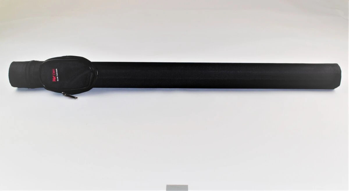 MIT Billard-Köcher schwarz rund 1/1 für Pool-Billard-Queues mit Schultergurt und Seitentasche