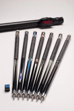 Pool-Billard-Einsteigerangebot: 1 Queue + 1 Köcher/Koffer + 1 Stück Kreide