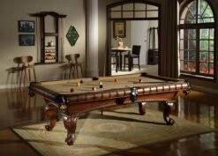 Pool-Billardtisch Arizona, 9-Fuß, Im Antik-Look