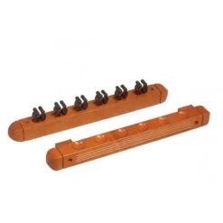 Wandhalterung Für Sechs Queues, Holz, Braun