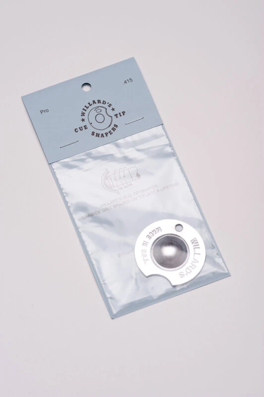 Willard's Cue Tip Shaper, Lederformer, für Pool-Billard