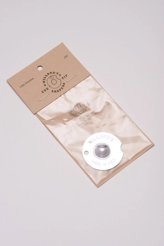 Willard's Cue Tip Shaper, Lederformer, für Snooker